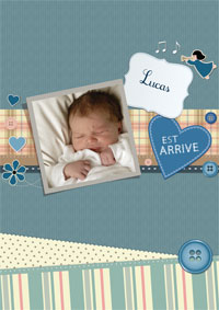 Scrapbooking pour un garçon