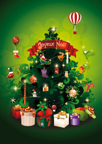 Merveilleux Noël, jolie carte