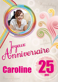 Un anniversaire aquarelle