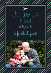 Carte imprimée Joyeux Noël