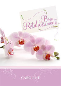 Bon rétablissement, avec prénom