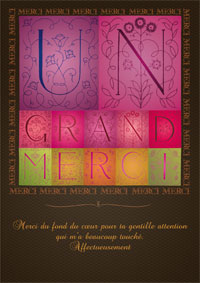 Un grand merci !