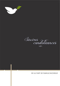 Sincères Condoléances
