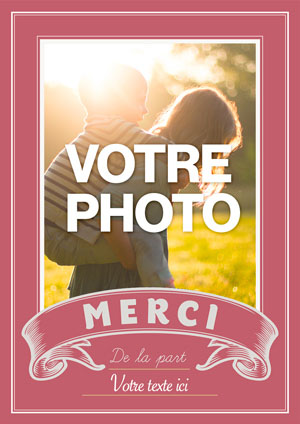 Merci avec photo
