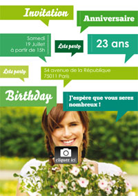 Invitation Anniversaire