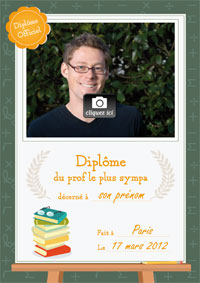 Le prof. le plus sympa