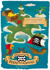 Invitation Pirates