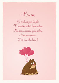 Bonne fête Maman !