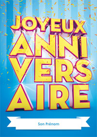 Joyeux Anniversaire