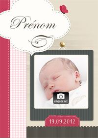 Faire part naissance