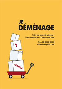Je déménage ...