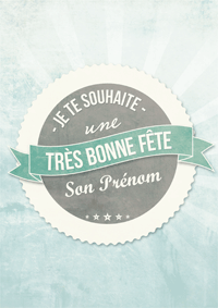 Bonne fête
