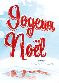 Joyeux Noël à toute la famille