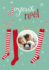 Les chaussettes attendent le Père Noël