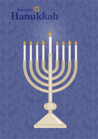 Joyeux Hanukkah, fête des lumières