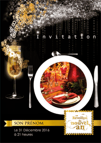 Invitation Réveillon