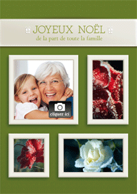 Carte de Noël avec votre photo