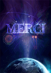 Remerciement feu d'artifice