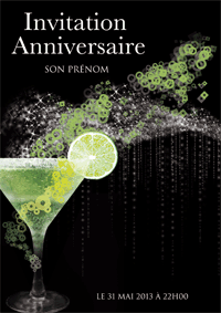 Invitation anniversaire