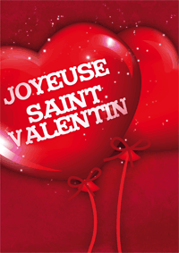 Joyeuse Saint Valentin, ballons coeur pour s'envoler à deux