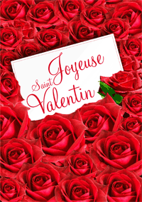 Profusion de roses pour la Saint-Valentin