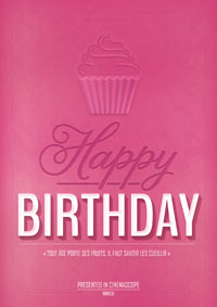 Pink Happy Birthday