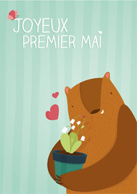 Joyeux 1er Mai de la marmotte