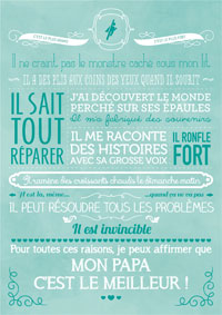 Mon papa c'est le meilleur !