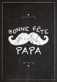 Carte joyeuse fête des pères