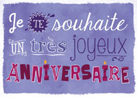 Joyeux Anniversaire