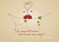Aimer sans mesure !
