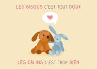 Les bisous c'est tout doux