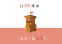 Un gros câlin... ça fait du bien !