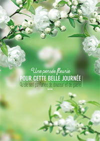 Une pensée fleurie