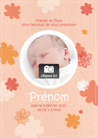 Faire part naissance
