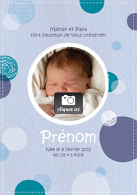 Faire part naissance