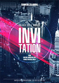 Invitation soirée de l'année