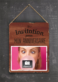 Invitation anniversaire