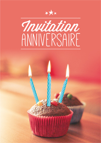 Invitation goûter d'anniversaire