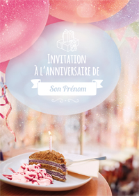 Invitation anniversaire