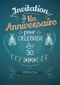 Invitation à personnaliser