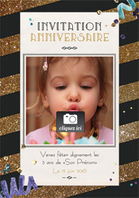 Invitation Anniversaire