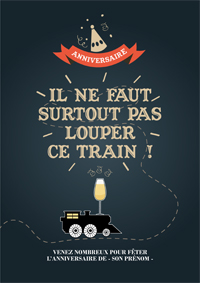 Invitation Anniversaire