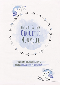 Félicitations pour ce beau garçon