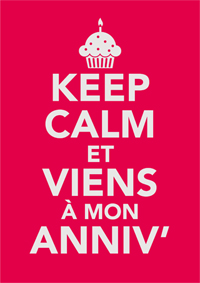 Invitation anniversaire