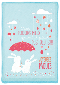 Pluie d'oeufs de Pâques