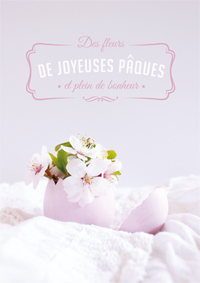 Fleurs et bonheur, Joyeuses Pâques