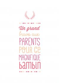 Bravo aux parents