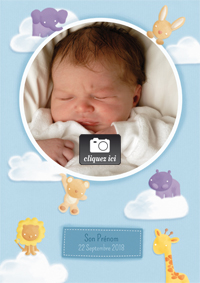 Faire-part de naissance bébé garçon