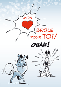 Mon coeur brûle pour toi !